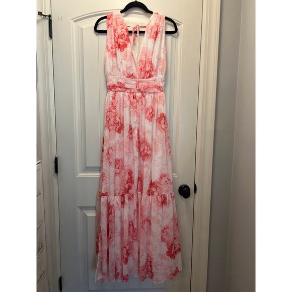 NWT Flying Tomato Women’s Feeling Speechless Boho Floral Maxi Dress Size S Pink - Picture 7 of 10